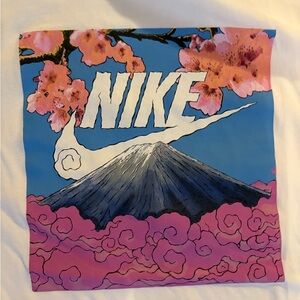 Nike Sakura Mountain Art Print